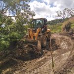 Trabajos de limpieza trocha carrozable Cordillera Andina - Sector Los Arroyos.