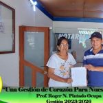 Alcalde del Distrito de Chirinos prof. Roger Pintado Ocupa concretizó la adquisición de 3 hectáreas de terreno para el reasentamiento poblacional del caserío Cunia